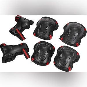 6 Pads Skateboard Sports Protector Guard Knee, Wrist, Elbows